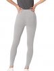 Women's high elastic gray leggings