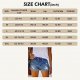Women's Ripped Denim Shorts Mid Rise Distressed Jean Shorts
