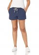 Women's French Terry Wool Blue Shorts